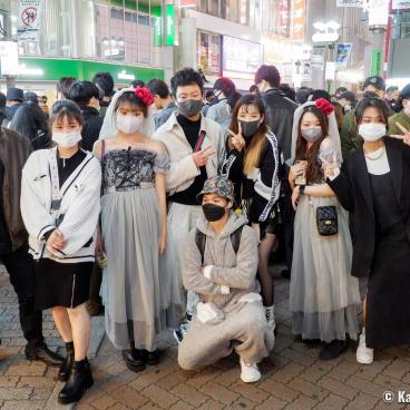 Shibuya (Tokyo), A group costumed for Halloween 2