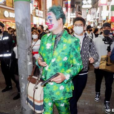 Shibuya (Tokyo), Joker cosplay for Halloween