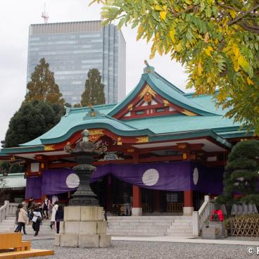 Hie-jinja (Tokyo), Photo shooting with children celebrating Shichi-Go-San in November