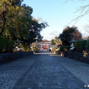 Fujisan Hongu Sengen Taisha, Alley to the main gate of the shrine