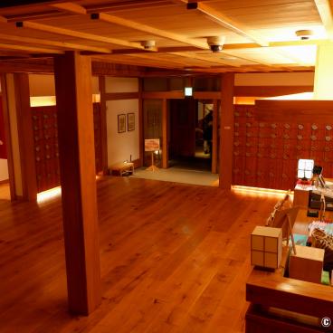 Gozanoyu in Kusatsu (Gunma), Counter at the entrance