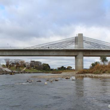 Hozugawa kudari (Kameoka), Boarding pier for the cruise