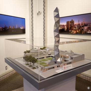 Art Tower Mito, Model scale of the cultural complex