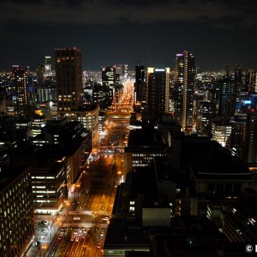 The Royal Park Hotel Iconic Osaka Midosuji, Night view on Osaka
