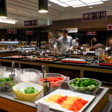 Hanamaki Onsen (Iwate), All-you-can-eat buffet