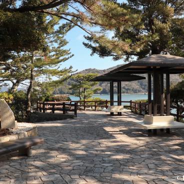 Mikimoto Pearl Island, Walking path under pine trees