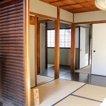 Naramachi District in Nara, Inside view of an old traditional house