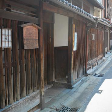 Naramachi District in Nara, Traditional wooden lattice house