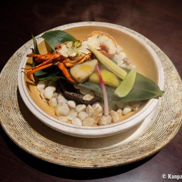 Shiojitei (Toba), Lobster dish at Dining Shiraishi Restaurant