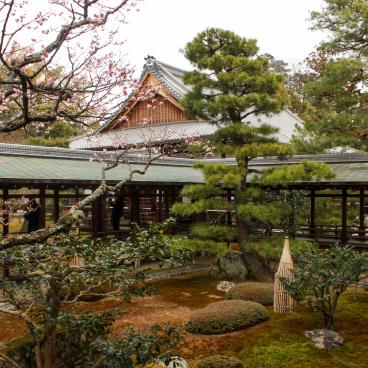 Daikaku-ji (Kyoto), Garden behind the Shinden pavilion