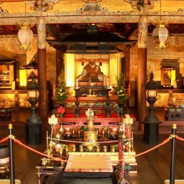 Daikaku-ji (Kyoto), Sacred images in the Miedo