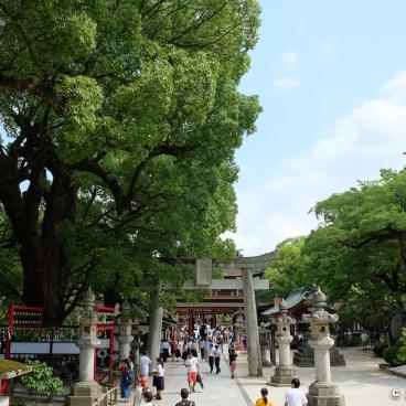 Dazaifu Tenman-gu, Main alley of the shrine grounds