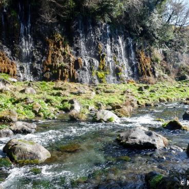 Shiraito Falls, View at the foot of the waterfall