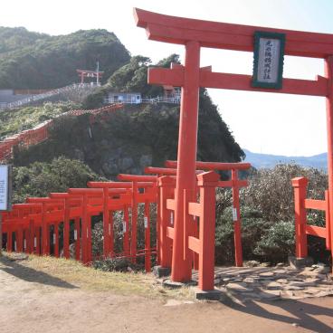 Motonosumi Inari Jinja (Chugoku), Overview of the torii gates tunnel