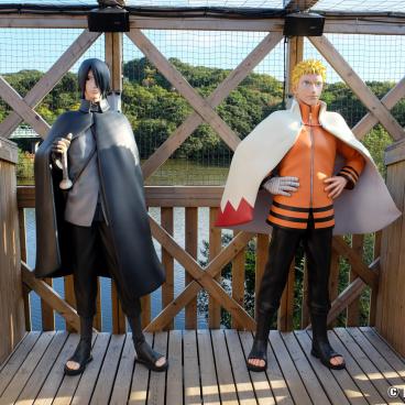 Nijigen no Mori, Naruto & Boruto Shinobi-Zato, Sasuke and Naruto