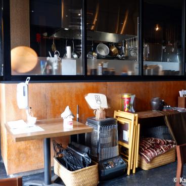 Restaurant Nikko Yubamaki Zen, Inside view and view on the kitchen