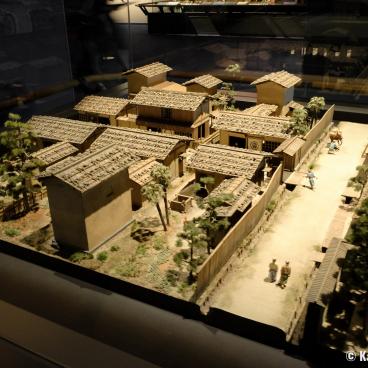 Osaka Museum of History, Diorama of the ancient city of Osaka