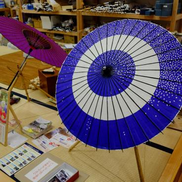 Udatsu no Machinami (Shikoku), Traditional Japanese umbrellas