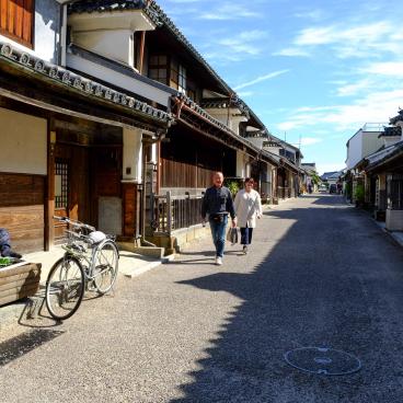 Udatsu no Machinami (Shikoku), View on Mima Old merchant street