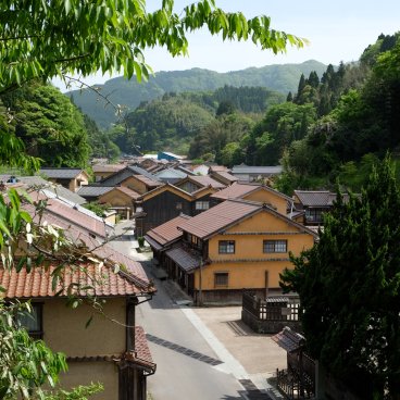 Iwami Ginzan (Shimane), View on the mining village