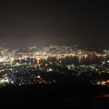 Mount Inasa, Night panorama on Nagasaki