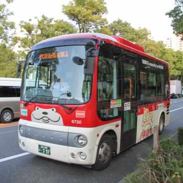 Hachiko Bus in Shibuya ward, in Tokyo