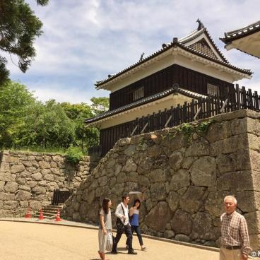 Ueda Castle (Nagano), Gate, turret and fortified wall