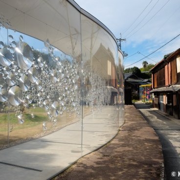 Inujima "Art House Project", S-Art House, artwork "contact lens" by Haruka Kojin