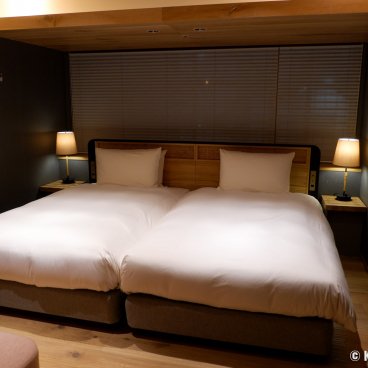 Good Nature Hotel (Kyoto), Night area of the Superior Twin room