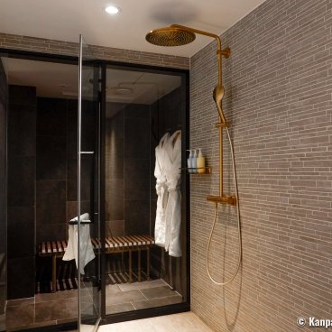 Good Nature Hotel (Kyoto), Bathroom of the luxury Higashiyama Terrace Suite