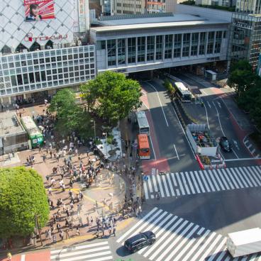 Magnet by Shibuya 109, View on Shibuya Crossing from the observation deck
