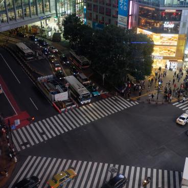 Magnet by Shibuya 109, View on Shibuya Crossing from the observation deck 5