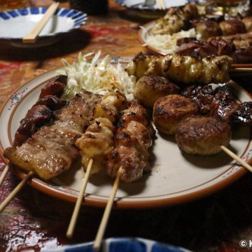 Izakaya Tough (Sasebo), Yakitori grilled meat skewers