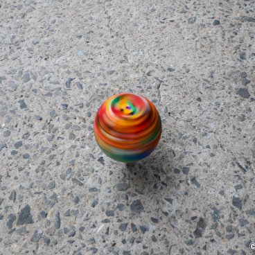 A spinning Sasebo top