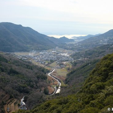 Shodoshima (Shikoku), Panorama on the island's inhabited valley