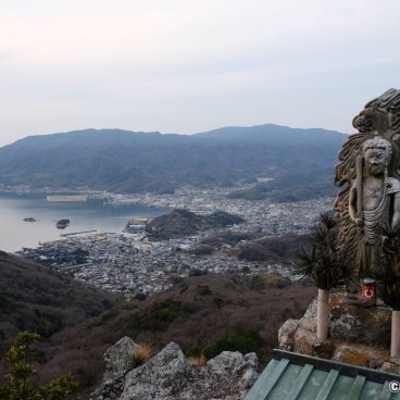 Shodoshima (Shikoku), Panoramic view from the Fudo Myoo statue at Goishizan temple (Shodoshima pilgrimage)