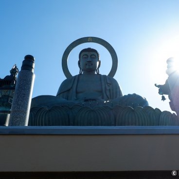 Takaoka (Toyama), Buddha Amida bronze statue in Daibutsu-ji temple