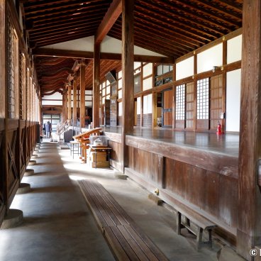 Zuiryu-ji (Takaoka), Inside view of the Hodo pavilion