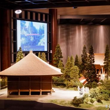 Tateyama Museum of Toyama, Reconstitution of Nunobashi Bridge and religious buildings