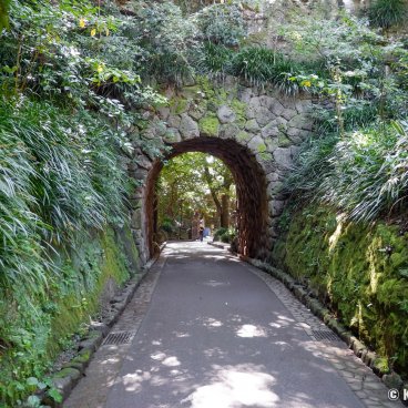 Kamakura Museum of Literature, Path and Shokakudo tunnel