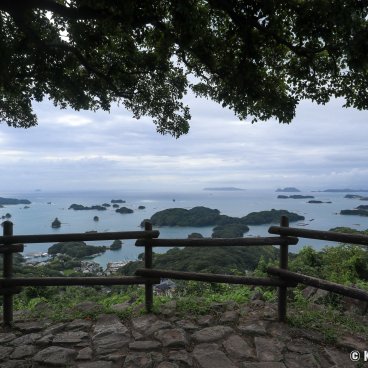 Kujukushima Islands, View on the archipelago from Ishidake Observatory 2