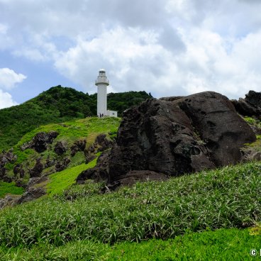 Ishigaki, Oganzaki Lighthouse in the western end of the island