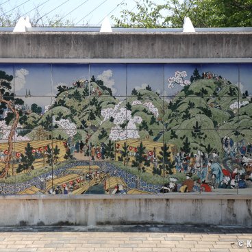 Tempozan (Osaka), Traditional landscape in Tempozan Park
