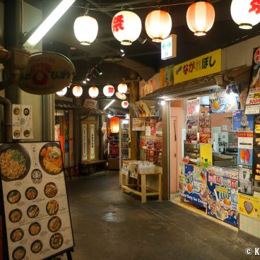 Tempozan (Osaka), Naniwa Kuishinbo Yokocho in Tempozan Marketplace shopping mall