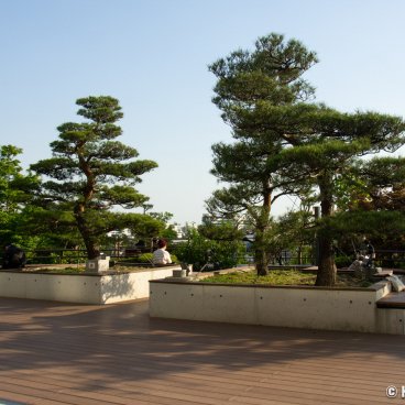 Meguro Sky Garden, Resting area in the park