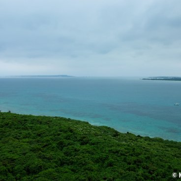 Ryugu Castle Observatory (Kurima-jima), Panorama on Miyako-jima and Irabu-jima