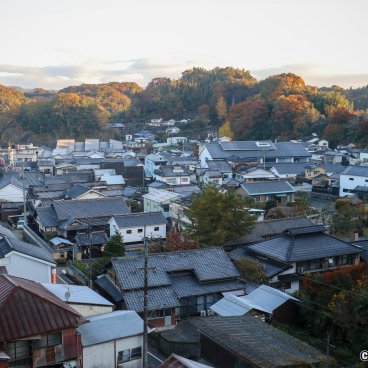 Chikuden Saryo (Taketa, Oita), View on the city from the ryokan inn