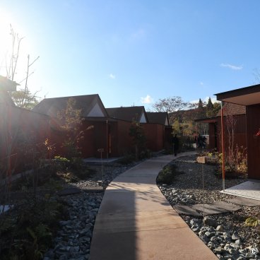 Kur Park Nagayu (Taketa, Oita), Alley in the hotel complex
