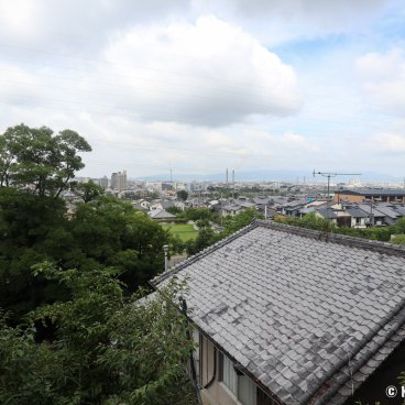 Mount Daikichi (Uji), View on the city's roof during the climbing