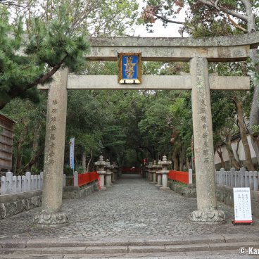 Kishu Tosho-gu (Wakayama), Torii gate at the entrance of the shrine